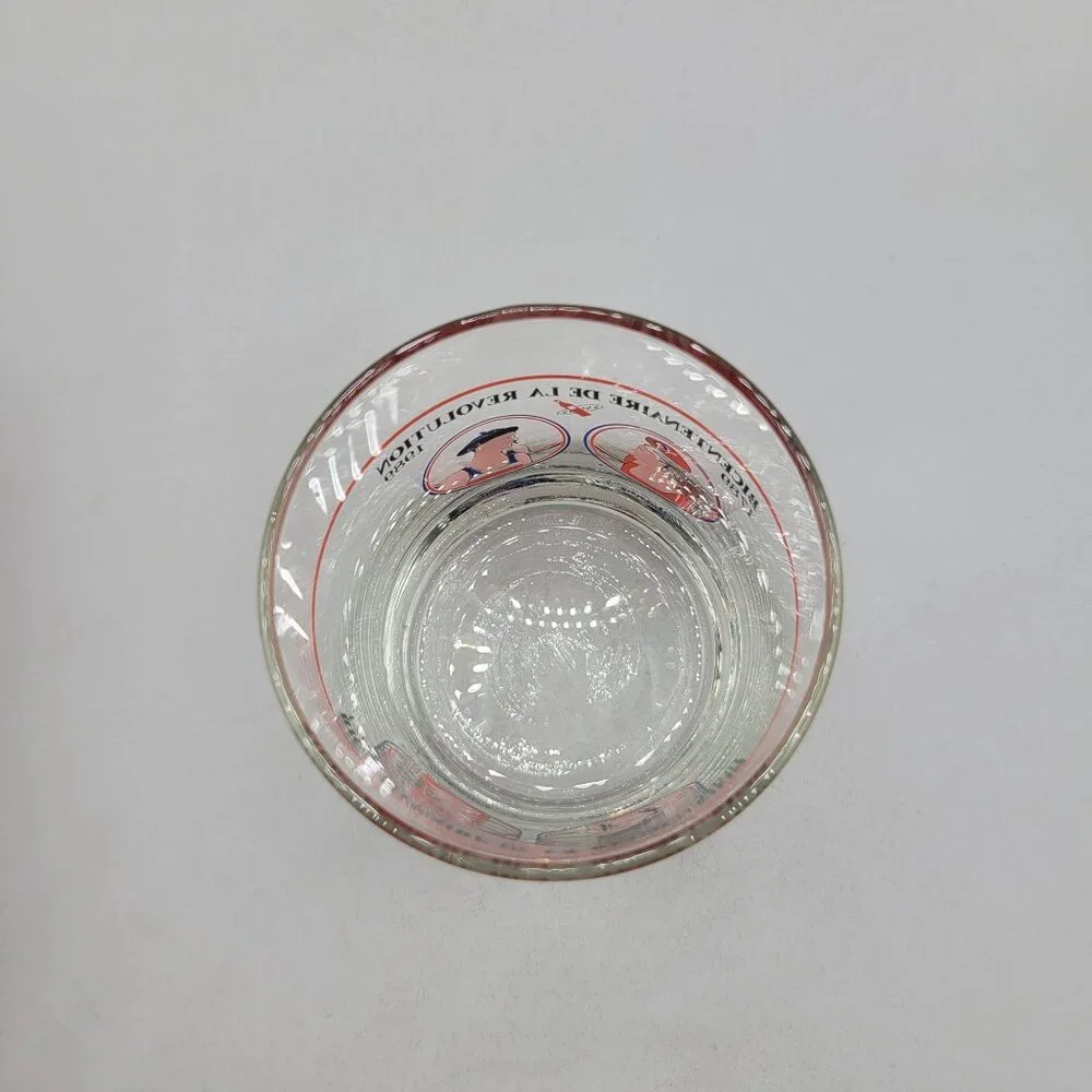 Cerve Bicentenaire De La Revolution 1789-1989 Blown Glasses Marianne Dumont - Picture 9 of 12